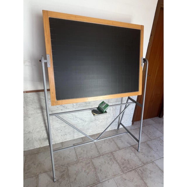 School Slate Blackboard, Italy, 1970s For Sale - Image 4 of 5