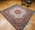 Textile Vintage Persian Tabriz Square Area Rug, Hand-Knotted Wool & Silk, Fine Medallion Floral Pattern, Ivory & Pale Pink, 7x7 For Sale - Image 7 of 16