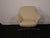 Oscar Swivel Armchair in Cream Leather from Walter Knoll For Sale - Image 3 of 7