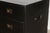 Large 19th Century English Ebonised Teak Campaign Chest Drawers, 1880 For Sale - Image 12 of 16