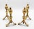 Metal Early 20th Century English Edwardian Period Pair of Georgian Revival Brass Tool Rests For Sale - Image 7 of 7