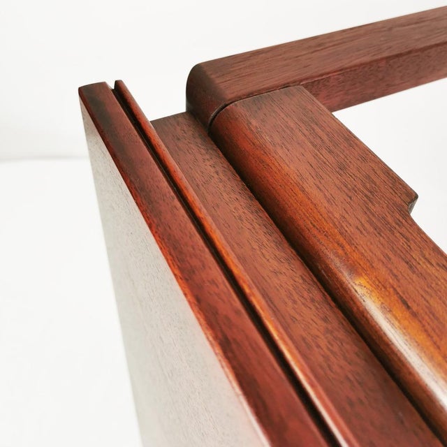 Mid-Century Mahogany Coffee Table, Denmark, 1970s For Sale - Image 12 of 15
