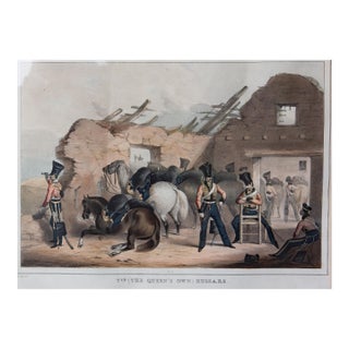 19th Century Hussar Soldiers London "Marching Order" For Sale