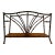 Vintage Faux Tortoise Bamboo Metal & Bamboo Chinoiserie Magazine Rack For Sale
