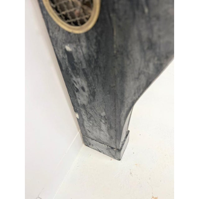 Black Napoleon III Fireplace in Blue Turquin Marble, 1800s For Sale - Image 8 of 18
