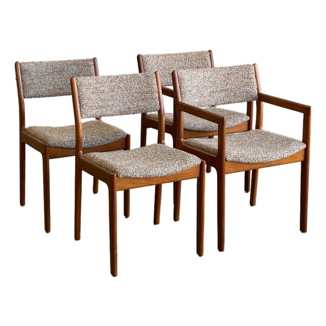 Vintage Danish Modern Dining Chairs - Set of 4 For Sale
