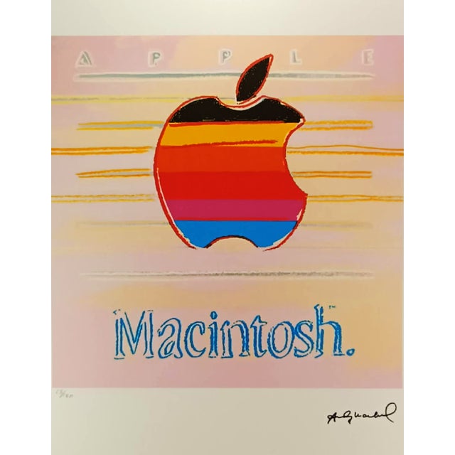 Andy Warhol "Macintosh" Limited Series Lithograph by Leo Castelli New York. License: Andy Warhol LTD Foundation. Limited...