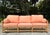 Vintage Coastal McGuire Trellis Rattan Sofa For Sale - Image 9 of 12