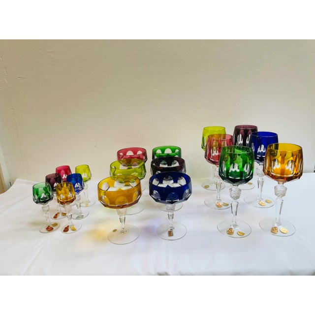 Lead Crystal Glasses from Nachtmann, 1960s, Set of 18 For Sale - Image 10 of 13