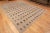 A Decorative Neutral Minimalist Background With Brown Geometric Squares Design Pattern Modern Area Rug, Country of Origin:...