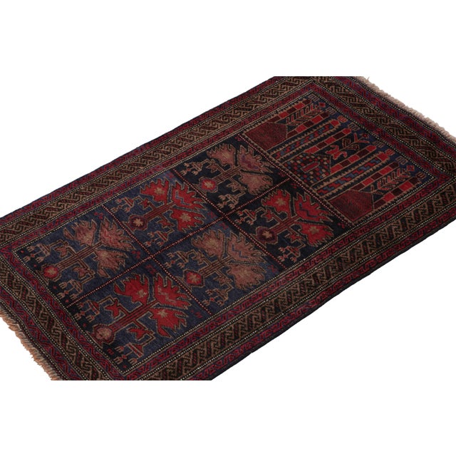 2010s Rug & Kilim’s Baluch Tribal Rug With Colorful Geometric Patterns For Sale - Image 5 of 7
