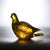 Gold Yellow and Gold Glass Bird Figurine from Murano, 1960s For Sale - Image 8 of 11
