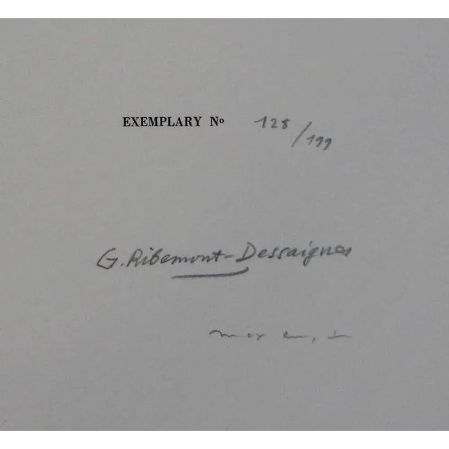 Modern Max Ernst Lithograph Original Numbered Limited Ed. 125 with Archival Frame For Sale - Image 4 of 8