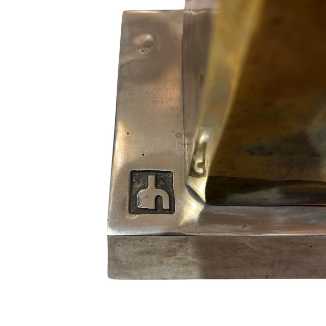 1980s Bronze Lamp by David Marshall, 1980s For Sale - Image 5 of 6
