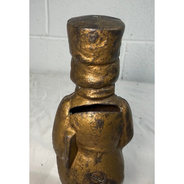 Rare Antique Early 1800's Cast Iron Boy Child Still Coin Bank by a.c. Williams For Sale - Image 9 of 11