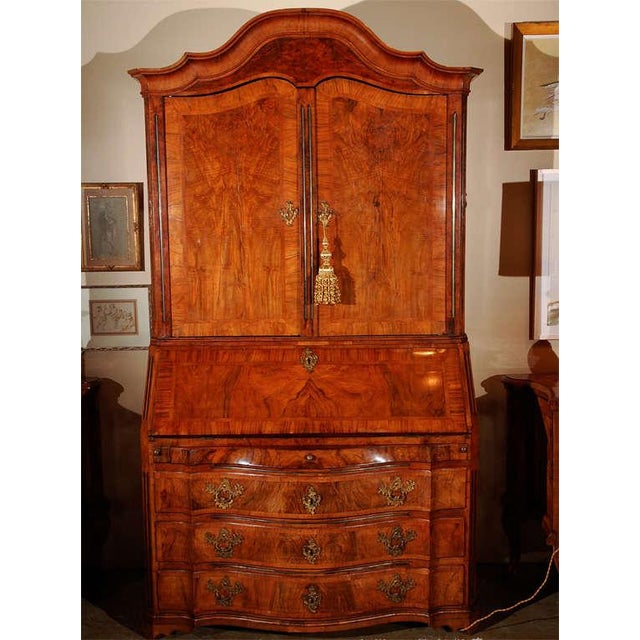 Brown Petite Marble-Top Commodini - A Pair For Sale - Image 8 of 8