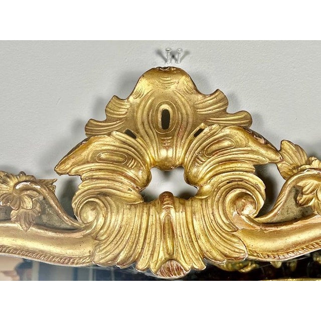 Rococo 19th Century French Giltwood Mirror For Sale - Image 3 of 13