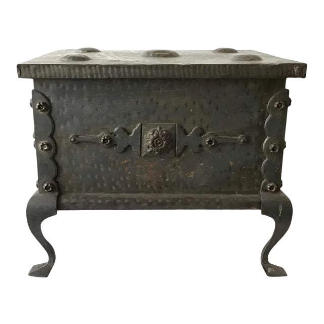 1900s Iron&Tin Coal Holder For Sale