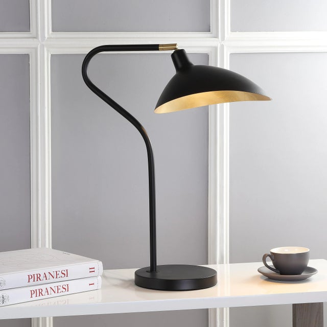 Modern Table Lamp - Black & Gold For Sale - Image 4 of 5