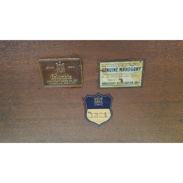 Vintage Mahogany Magazine Holder For Sale In New York - Image 6 of 8