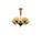 Brown Five Arm Chandelier by Paaavo Tynell for Oy Taito Ab, 1930s For Sale - Image 8 of 18