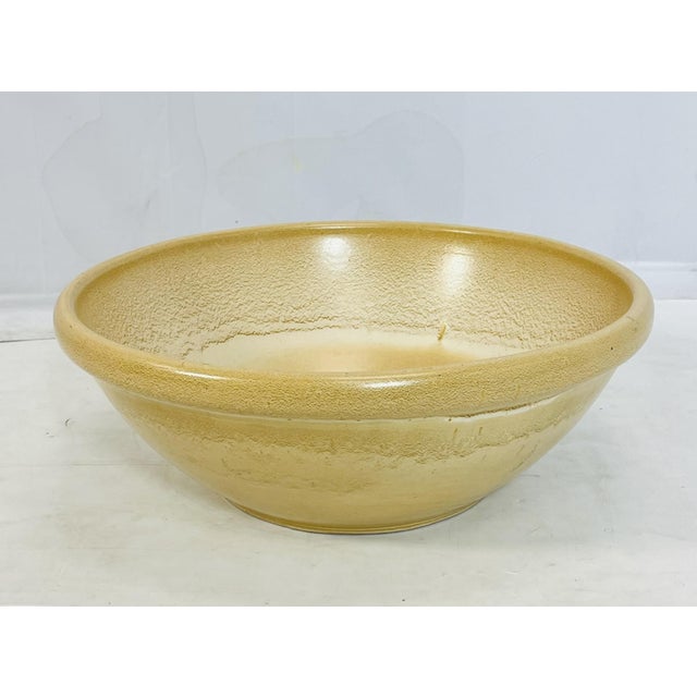Gainey Pottery 1980s Large Gainey Ceramics California Architectural Stoneware Planter Bowl For Sale - Image 4 of 17