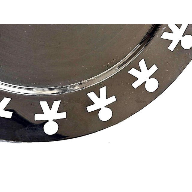 1990s 1980s Alessi Girotondo King-Kong Stainless Steel Tray For Sale - Image 5 of 10