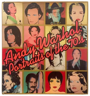 "Andy Warhol Portraits of the 70's " Vintage 1979 1st Edition Whitney Museum Exhibition Collector's Hardcover Art Book