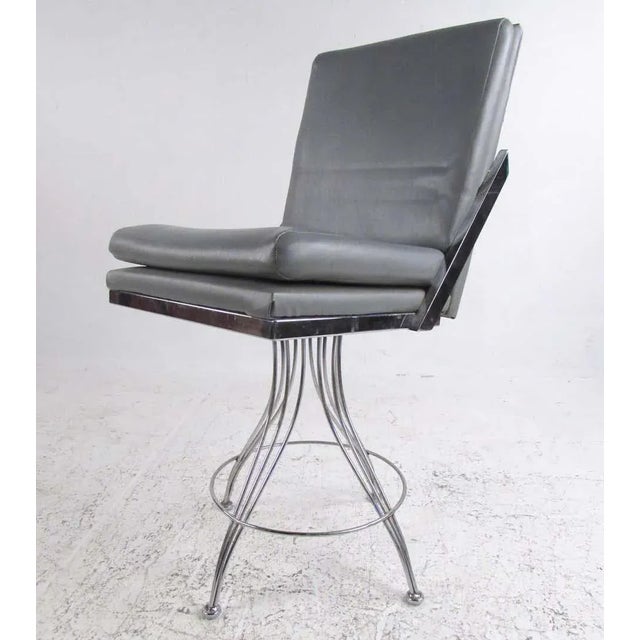 2020s Modern Swivel Counter Stools - a Pair For Sale - Image 5 of 13