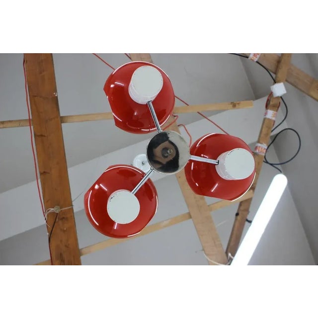 1970s Space Age Chandelier attributed to Napako, Czechoslovakia, 1970s For Sale - Image 5 of 13