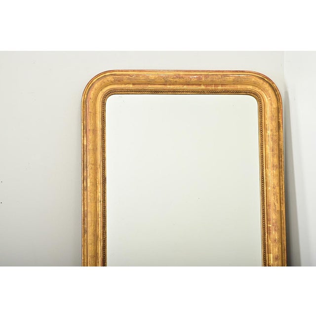 French French 19th Century Gold Gilt Louis Philippe Mirror For Sale - Image 3 of 9