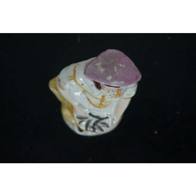 Antique 19th Century English Staffordshire Flatback Fishwife Fishmonger Figurine For Sale - Image 6 of 13