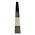 Contemporary Two Toned Grey Marble Obelisk With Brass Inlay For Sale