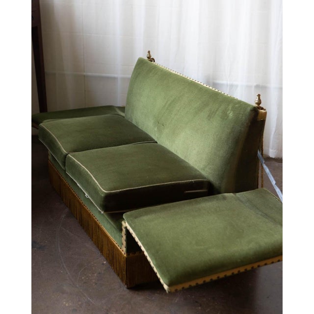 1940s Deco Style Scandinavian Mohair Sofa For Sale - Image 14 of 14
