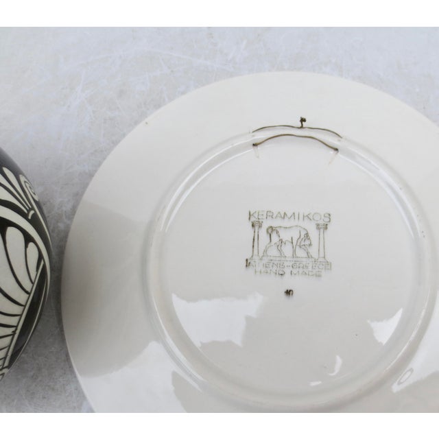 1950s Neo-Classical Greek Revival Porcelain - Set of 2 For Sale - Image 9 of 10