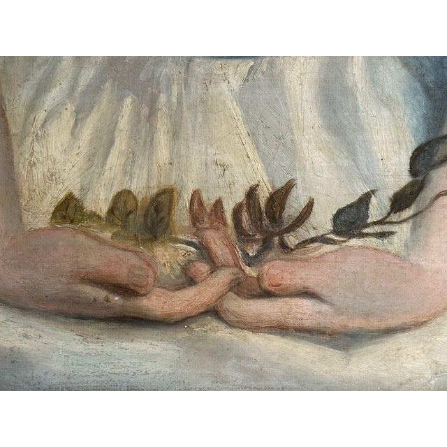 19th Century After Sir Joshua Reynolds, Oil on Canvas of Theophila Gwatkin, Newcomb-Macklin For Sale - Image 5 of 14