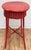 Vintage Weathered Red Wicker Table For Sale In Kansas City - Image 6 of 12