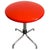 This cute red stool from Brabantia has a chrome base. On the black part of the leg is a sticker of Brabantia. The seat is...