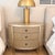 Caracaole A Dream Come True Nightstand An oval nightstand with updated mid-century lines. Curved Koto drawers are finished...