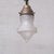 Small Mid-Century Opaque Glass and Brass Pendant Light For Sale - Image 5 of 9