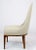 1960s Set Four Rosewood & Linen Spoon-Back Dining Chairs For Sale In Chicago - Image 6 of 11