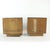 Art Deco Bedside Tables with Faux Wood Graining and Glass, Czechoslovakia, 1940s, Set of 2 For Sale - Image 9 of 11