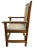 Early 20th Century Antique Handmade Wooden Texas Chair For Sale - Image 4 of 7