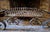 Andirons with Fireplace Log Holders in Wrought Iron and Brass, 1800s, Set of 3 For Sale - Image 4 of 8