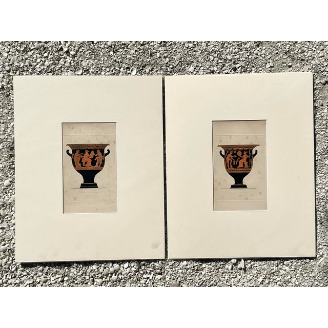 This exceptional set of six vintage prints is a sophisticated tribute to classical antiquity, specifically the iconic...