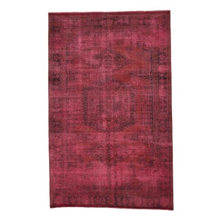 Vintage Middle Eastern Hand-Knotted Rug For Sale