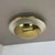 Article: brass ceiling light, flush mount also useable as wall light Origin: Italy Age: 1950s This vintage modernist light...