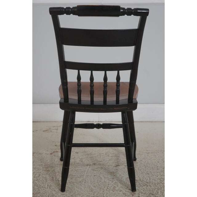 Hitchcock Set of 6 Hitchcock Painted Dining Chairs For Sale - Image 4 of 18