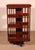 Revolving Bookcase with Iron Base and Inlays, 1890s For Sale - Image 4 of 14