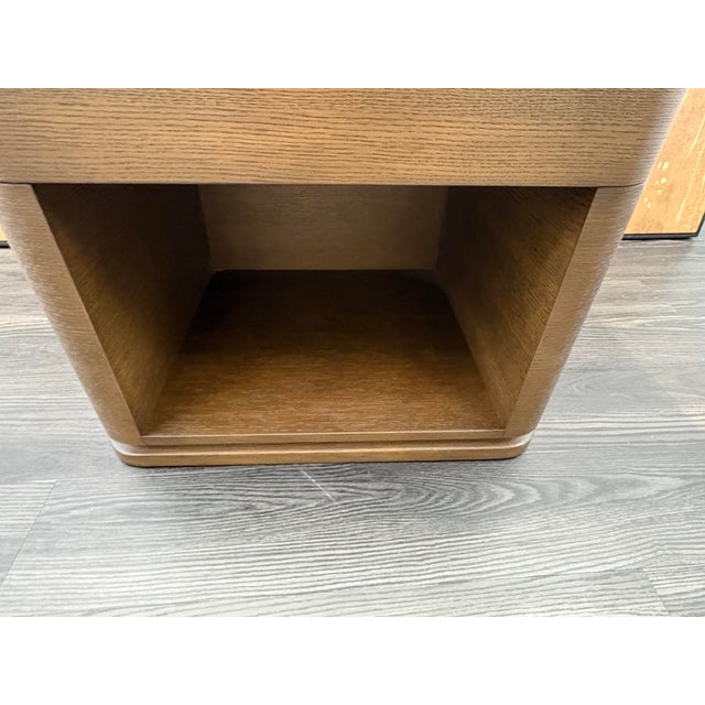 Rh Ligné Open Nightstand 26" – Brown Brushed Oak For Sale - Image 10 of 18